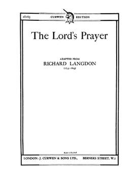 Richard Langdon: The Lords Prayer