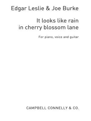 Leslie_Burke: It Looks Like Rain In Cherry Blossom Lane
