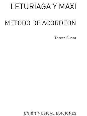 Metodo De Acordeon: Tercer Curso