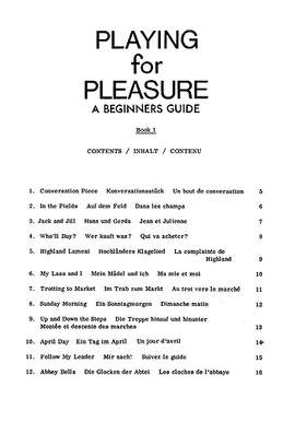 John Basil Hugh Longmire: Playing For Pleasure 1 Primary
