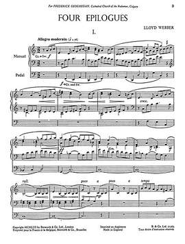Four Epilogues For Organ