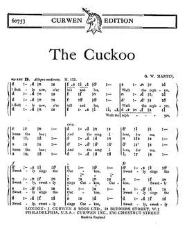 Easthope Martin: The Cuckoo Tonic