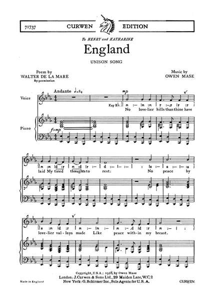 O. Mase: England