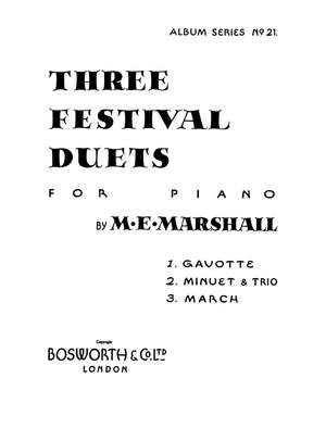 Marshall, Me Three Festival Duets