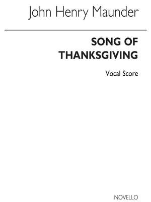 John Henry  Maunder: Song Of Thanksgiving