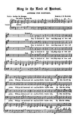 John Henry  Maunder: Sing To The Lord Of Harvest
