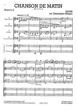 Edward Elgar: Chanson De Matin