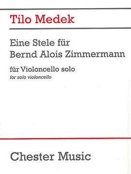 Tilo Medek: Eine Stele Für Bernd Alois Zimmermann