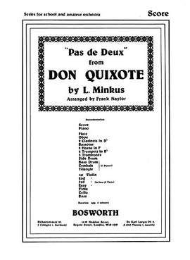 Ludwig Minkus: Pas De Deux From Don Quizote