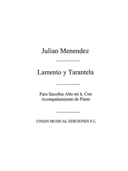 Lamento Y Tarantela