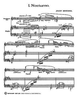 Julian Menéndez: Ocho Estudios For Clarinet