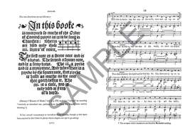 John Merbecke: The Office For The Holy Communion