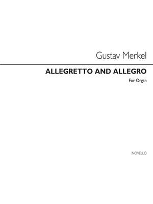 Gustav Adolf Merkel: Allegretto And Allegro (From Op.117
