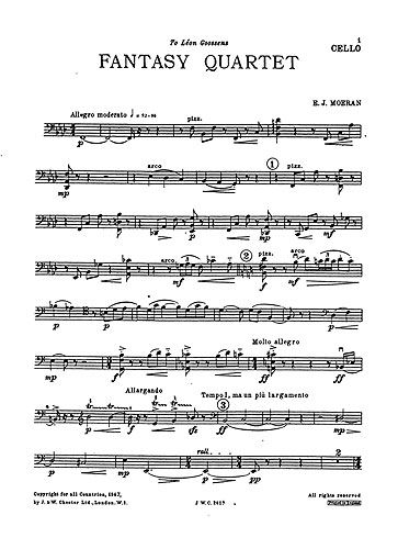 E.J. Moeran: Fantasy Quartet
