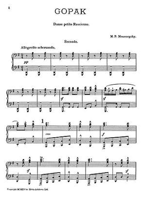 Modest Mussorgsky: Gopak