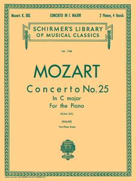 Wolfgang Amadeus Mozart: Concerto No. 25 in C, K.503