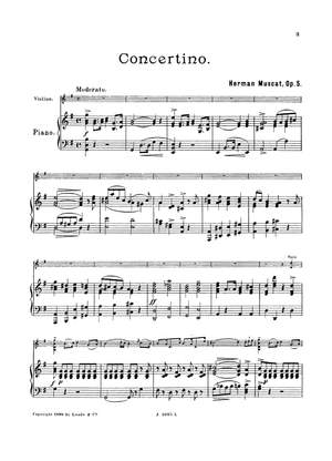Muscat, H Concerto In G Op.5