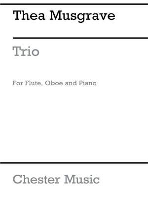 Thea Musgrave: Trio For Flute, Oboe And Piano