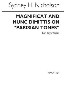 S. Nicholson: Magnificat And Nunc Dimittis On Parisian Tones