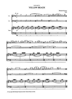 Michael Nyman: Yellow Beach