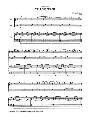 Michael Nyman: Yellow Beach