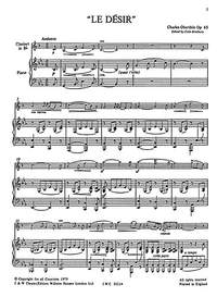 Charles Oberthur: Le Desir Op. 65 (Bradbury) Clt/Pf