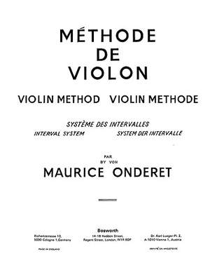 Violin Method Book 1