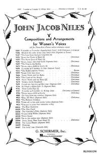 John Jacob Niles: I Wonder As I Wander