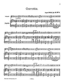 Nolck: Gavotte 4 Op.162
