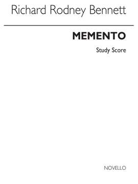 Richard Rodney Bennett: Memento For Piano