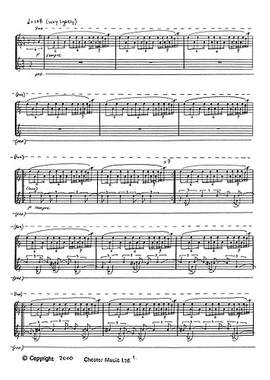 Karen Tanaka: Crystalline III For Piano