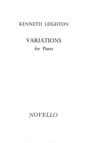 Kenneth Leighton: Variations For Piano Op. 30