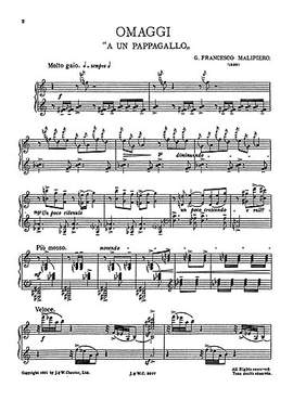 Gian Francesco Malipiero: Omaggi for Piano Solo