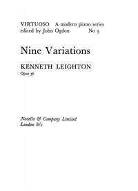 Kenneth Leighton: Nine Variations Op. 36 for Piano