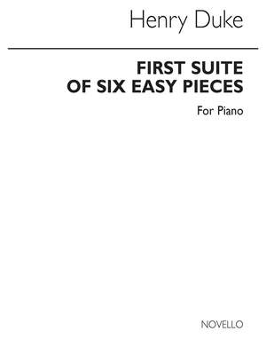 John Duke: First Suite Of Six Easy Pieces for Piano