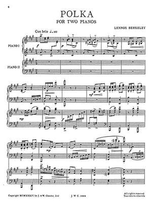 Lennox Berkeley: Polka, Nocturne, Capriccio Op.5