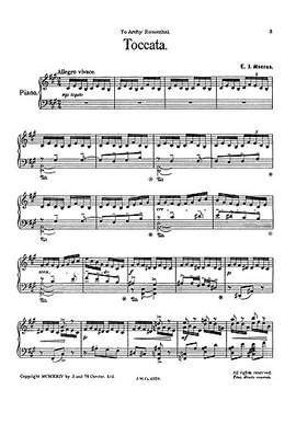 E.J. Moeran: Toccata for Piano