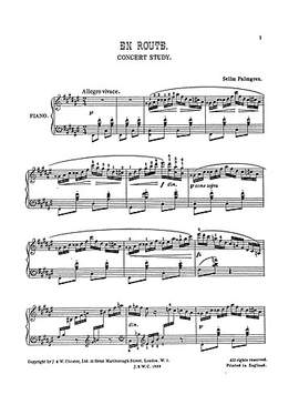 Selim Palmgren: En Route - A Concert Study for Piano
