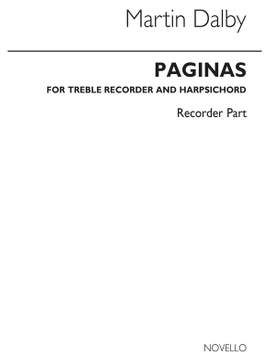 Martin Dalby: Paginas (Recorder Parts)