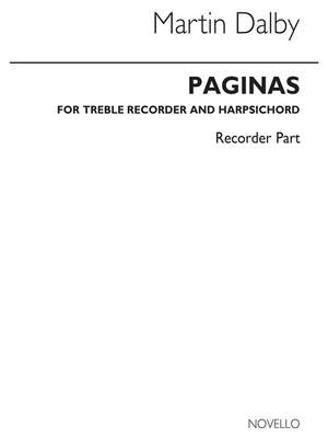 Martin Dalby: Paginas (Recorder Parts)