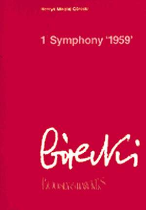 Henryk Mikolaj Górecki: Symphony No.1 '1959'