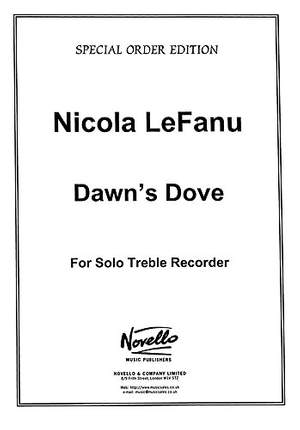 Nicola LeFanu: Dawn's Dove For Solo Recorder