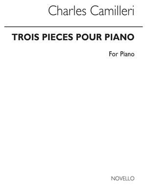 Charles Camilleri: Trois Pieces for Piano