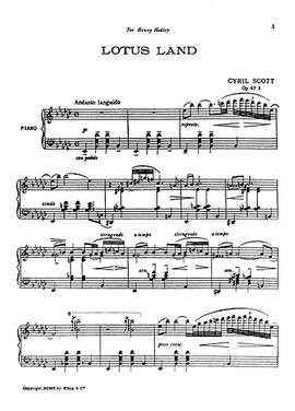 Cyril Scott: Lotus Land Op.47 No.1