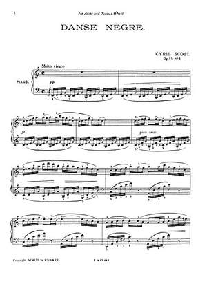 Cyril Scott: Danse Negre Op.58 No. 5 for Piano