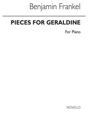 Benjamin Frankel: Pieces For Geraldine for Solo Piano