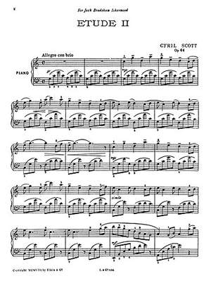 Cyril Scott: Etude Op.64 No.2 - Allegro Con Brio for Piano