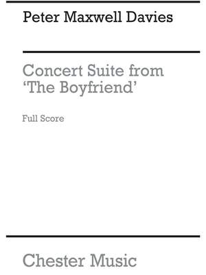 Peter Maxwell Davies: Concert Suite From The Boy Friend (Full Score)