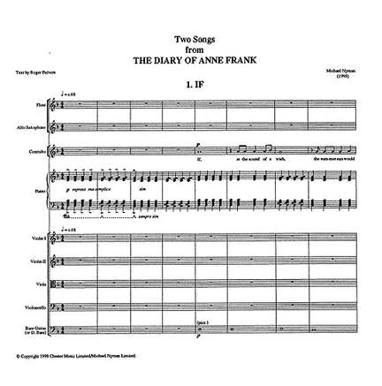 Michael Nyman: If And Why