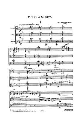 Elizabeth Maconchy: Piccola Musica